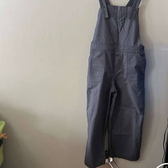 Women's Stand Up® Cropped Overalls Slate Patagonia Organic Cotton Workwear sz6 - Picture 9 of 12